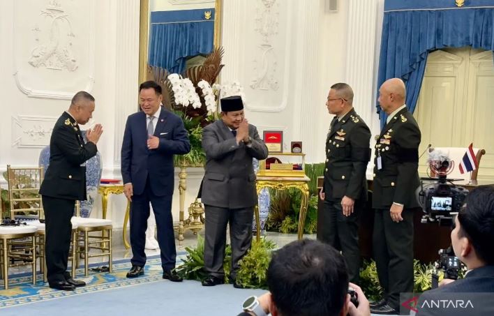 Presiden Prabowo Terima Tanda Kehormatan dari Militer Thailand